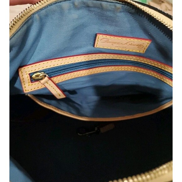 A Rare Vintage Dooney & Bourke Luisa Blk | Mercari Dooney & Bourke Black Patent Leather Satchel  Handbag With Matching Wallet READ main image 1